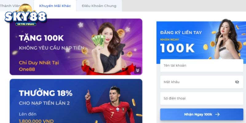 Được cung cấp nhiều loại hình cá cược